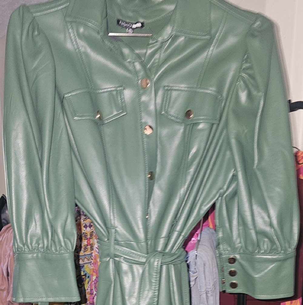 Fashion Nova Green Midi Dress